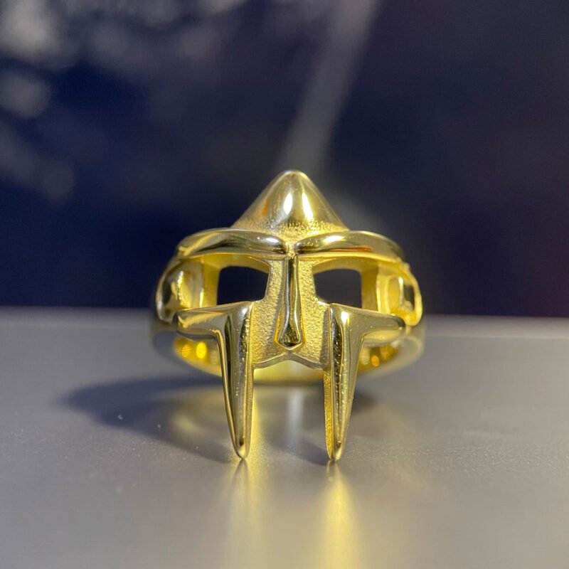 MF DOOM Ring Gold - MF DOOM