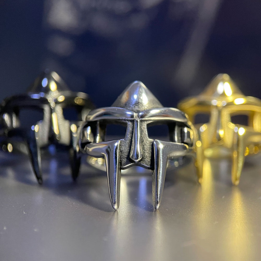 mf doom ring with three color