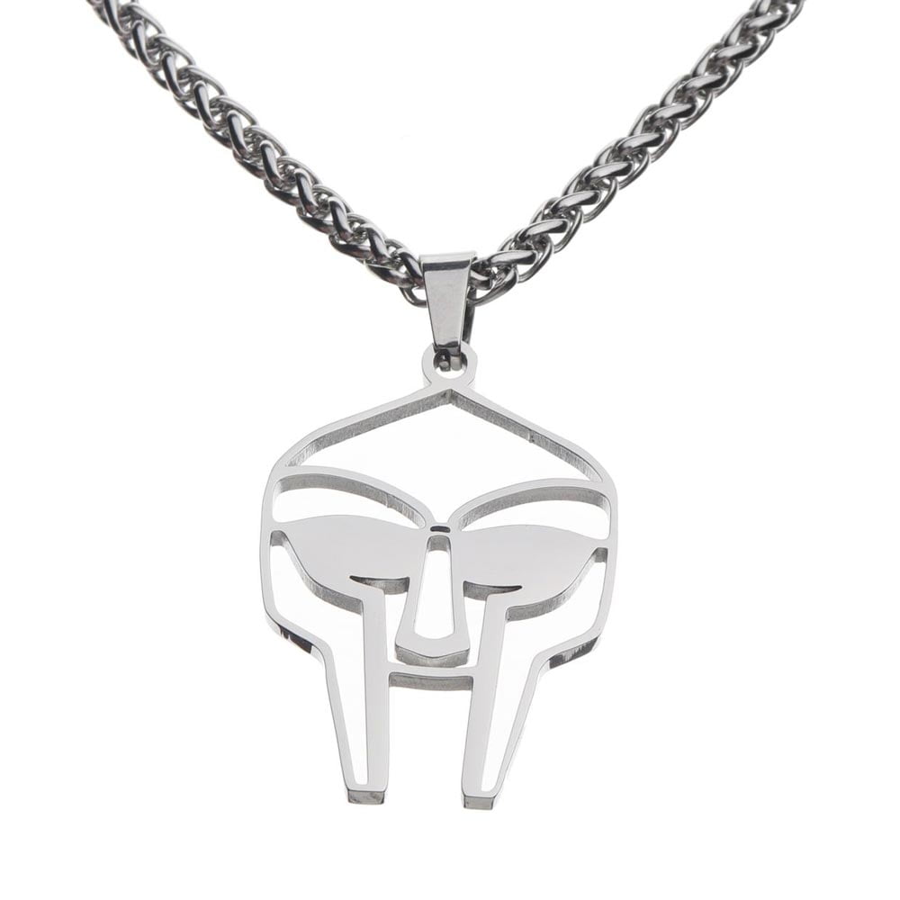MF DOOM Graffiti Necklace l FREE UK SHIPPING l Stainless Steel Gold Silver  Mask | eBay