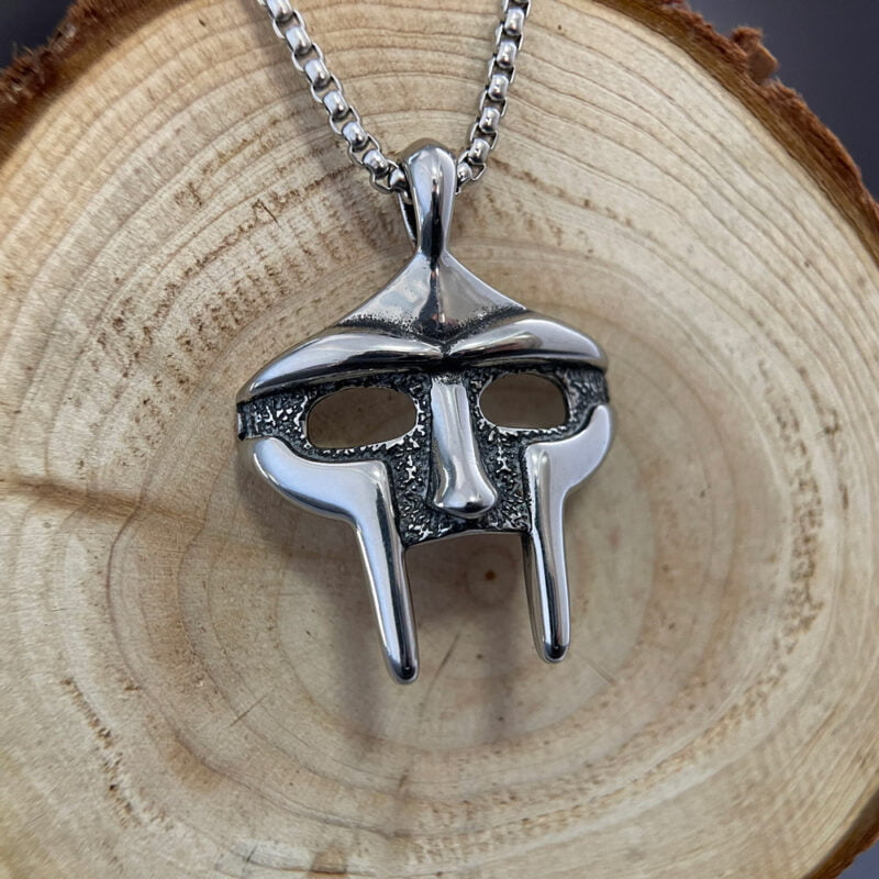 MF DOOM Stainless Steel Neckalce Sliver